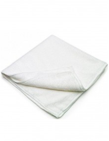 WHITE Microfibre Cloths, Pack 10